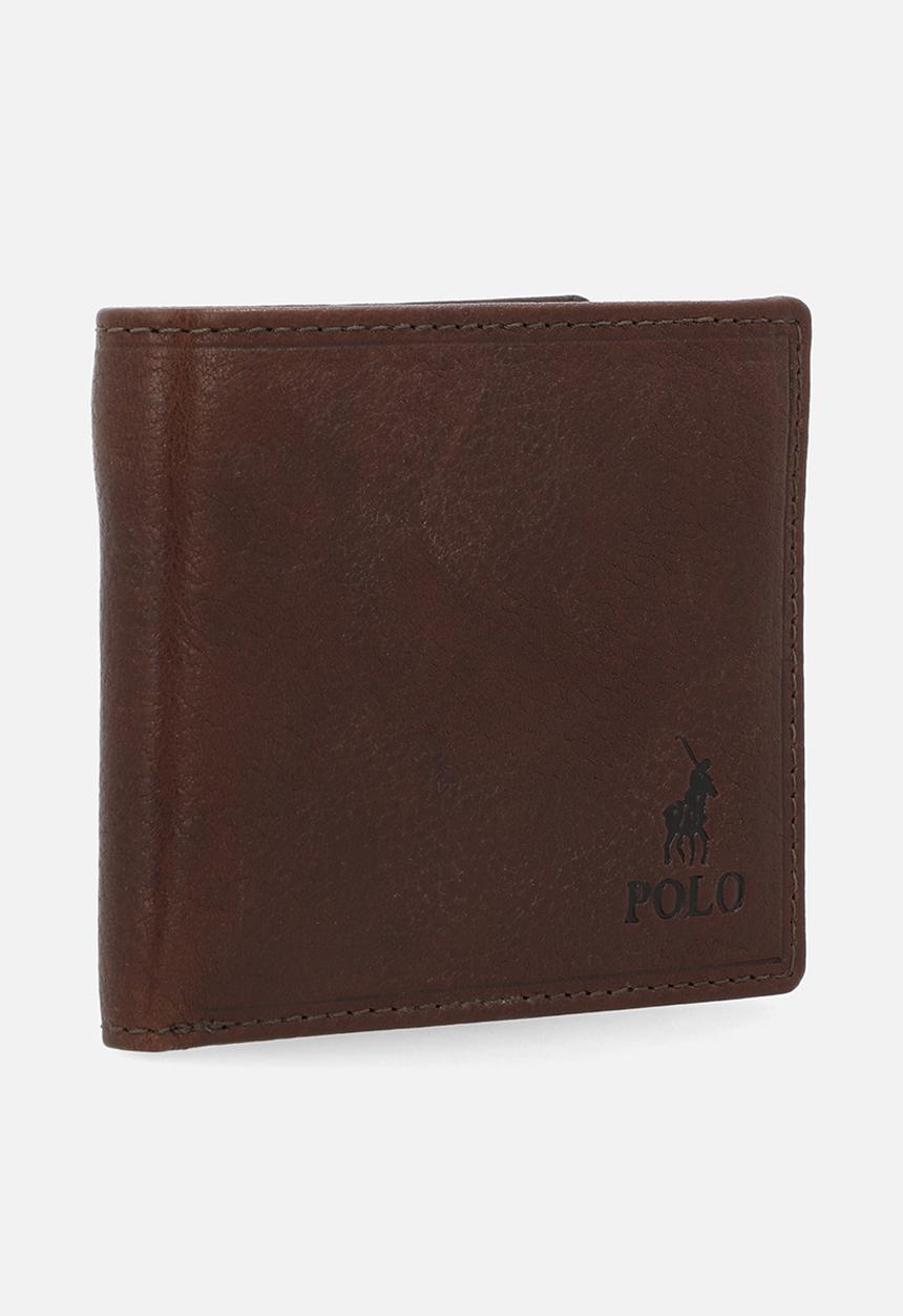 POLO - Credit Card Wallet  - Brown