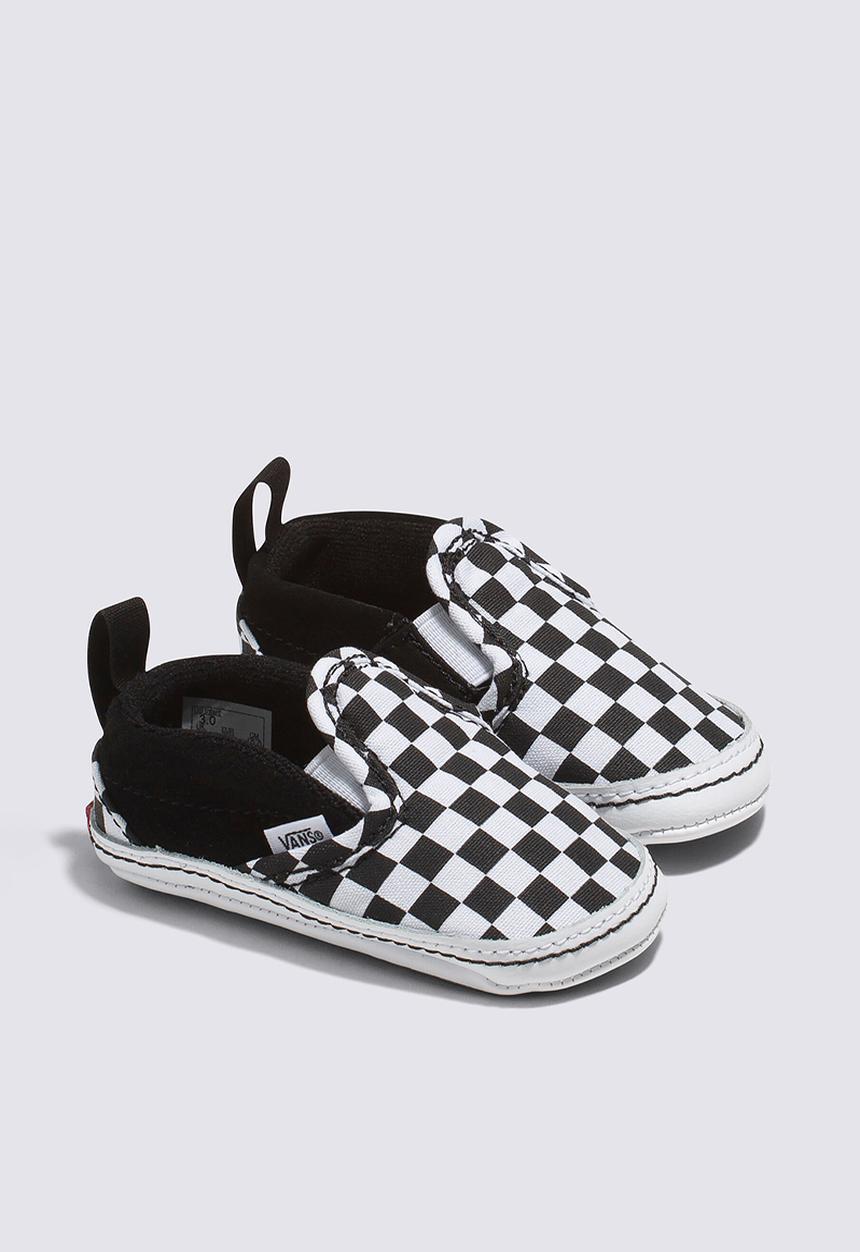 Vans - IN Slip-On V Crib-(Checker) Black/Truewhite