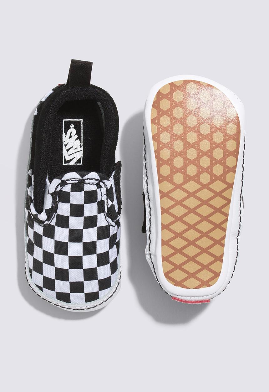 Vans - IN Slip-On V Crib-(Checker) Black/Truewhite