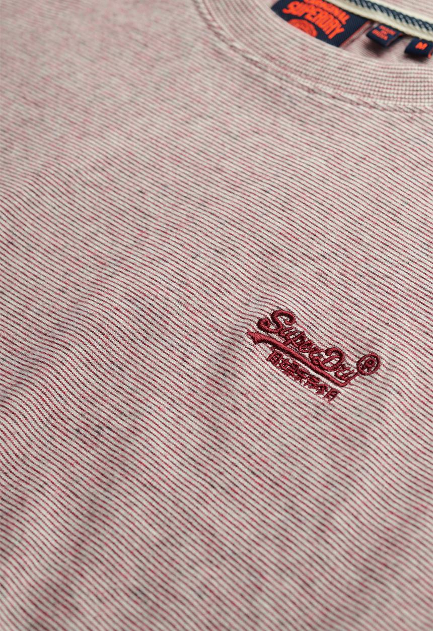 Superdry. - Essential Logo Emb Tee - Cherry Red Feeder
