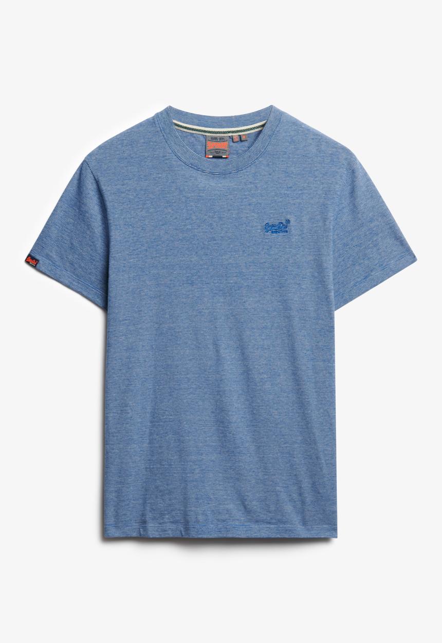Superdry. - Essential Logo Emb Tee - Ocean Blue Feeder