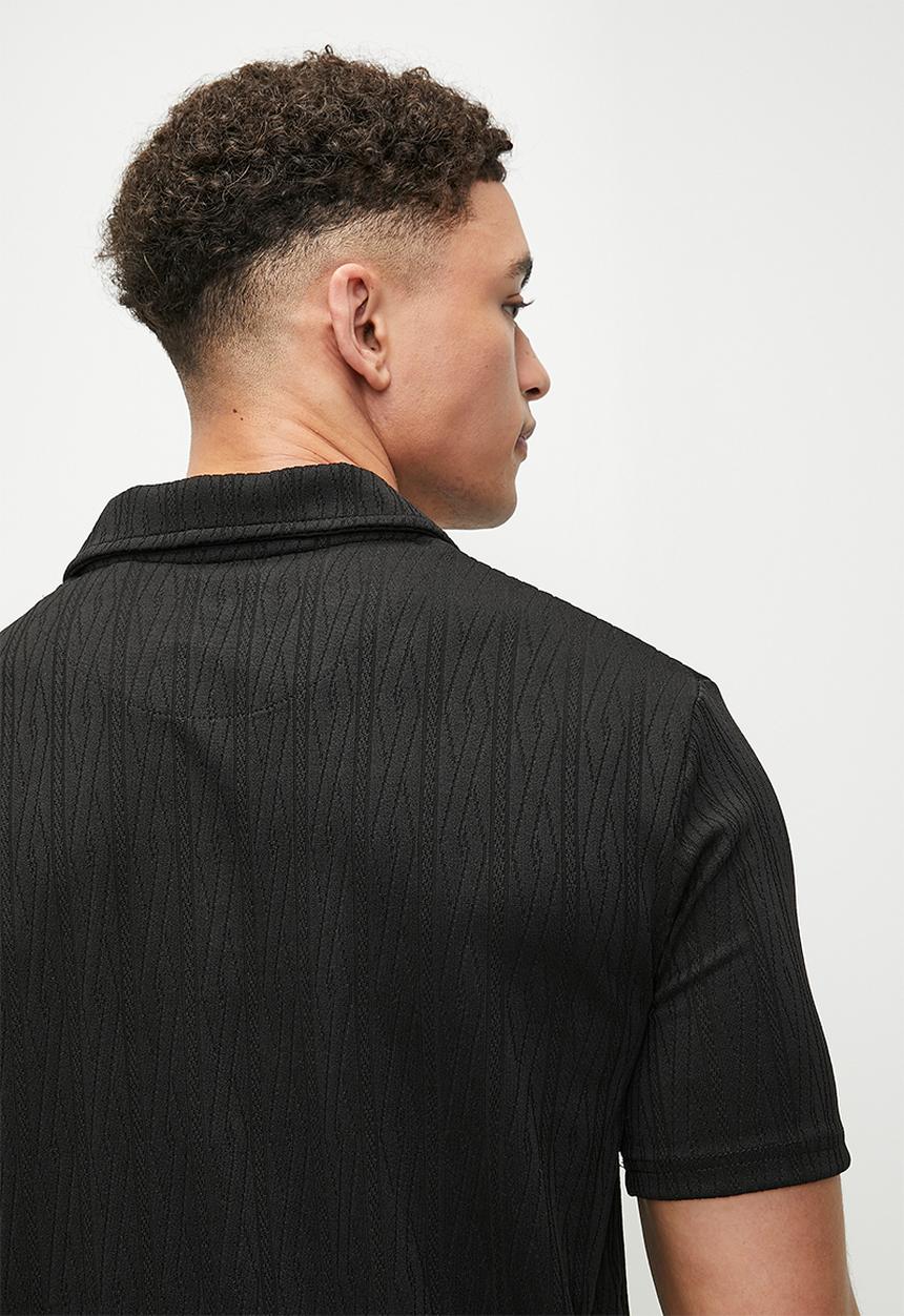Brave Soul - Polo T-Shirts - Black