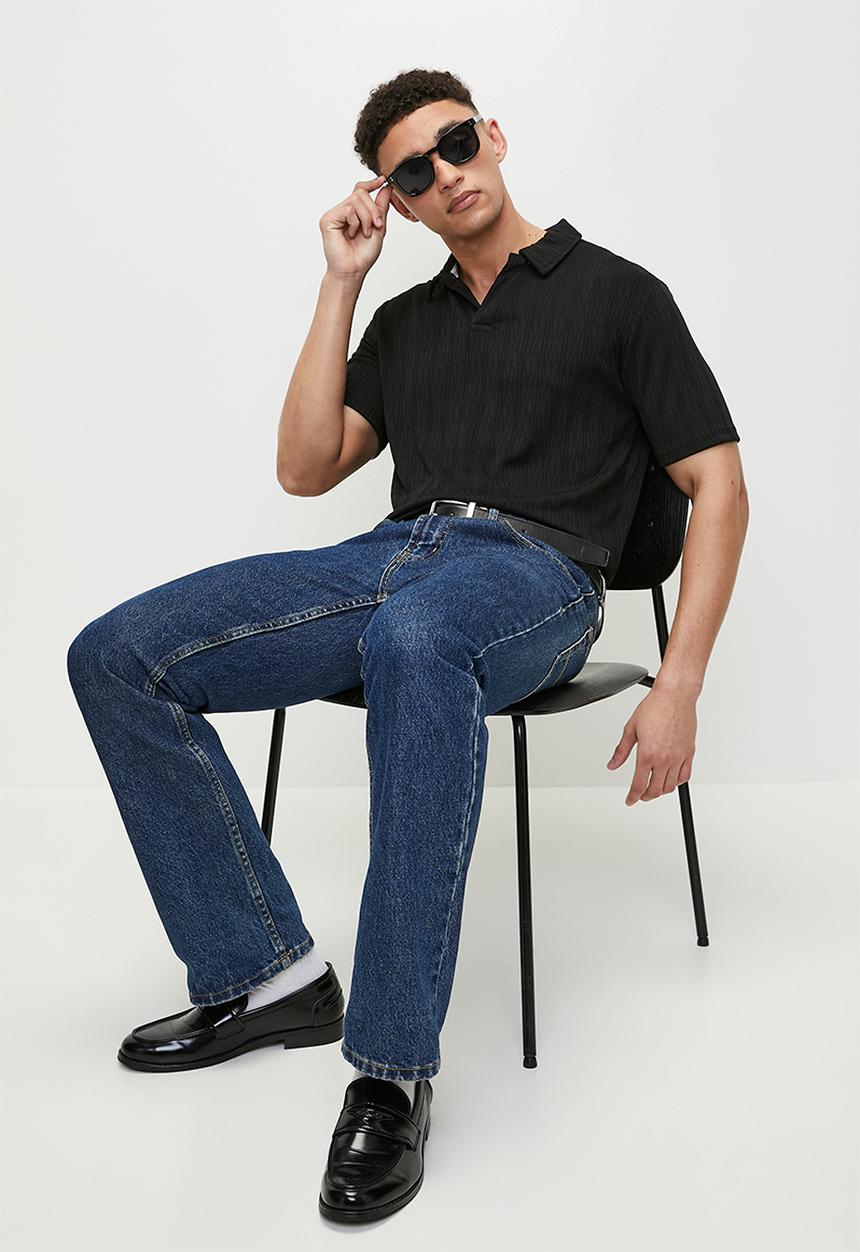 Brave Soul - Polo T-Shirts - Black