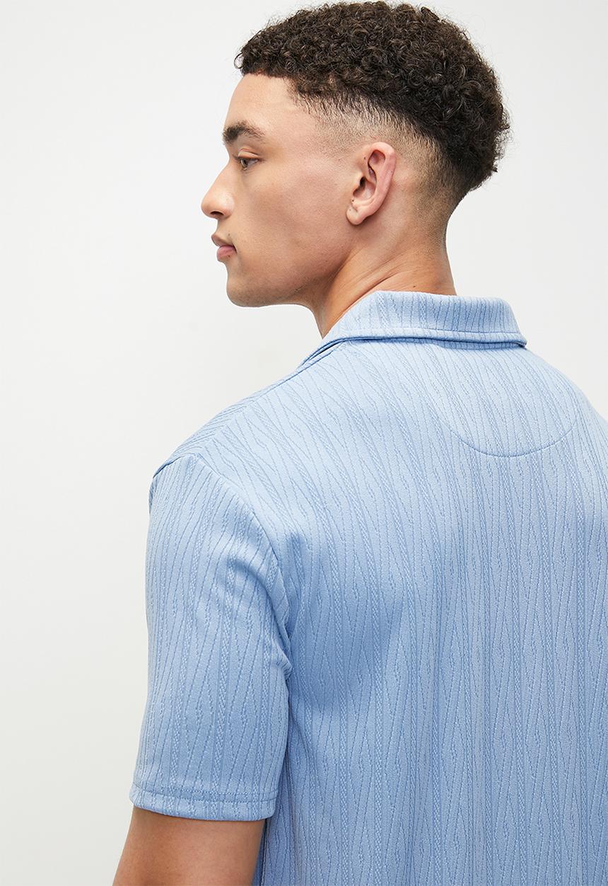 Brave Soul - Polo T-Shirts - Slate Blue