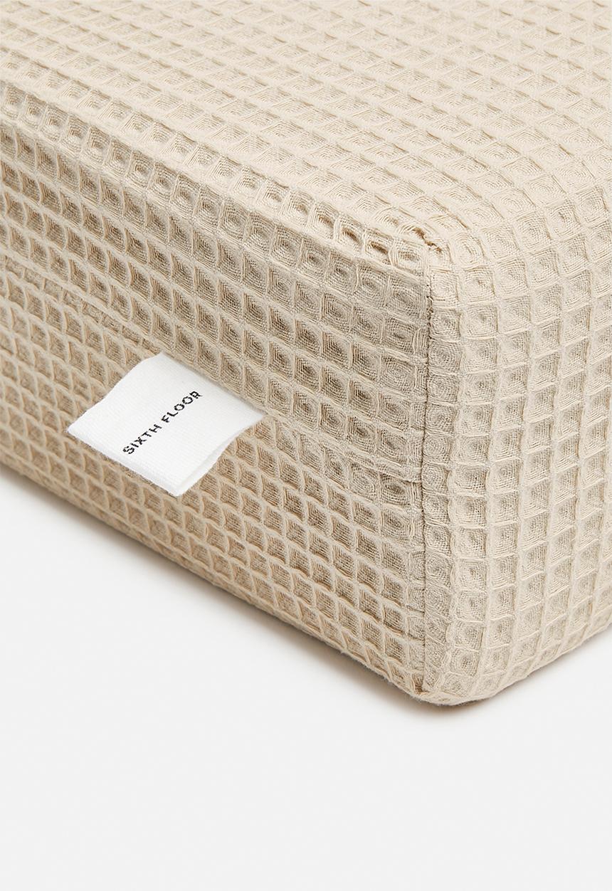 Sixth Floor - Cotton Waffle Duvet Cover Set - Natural