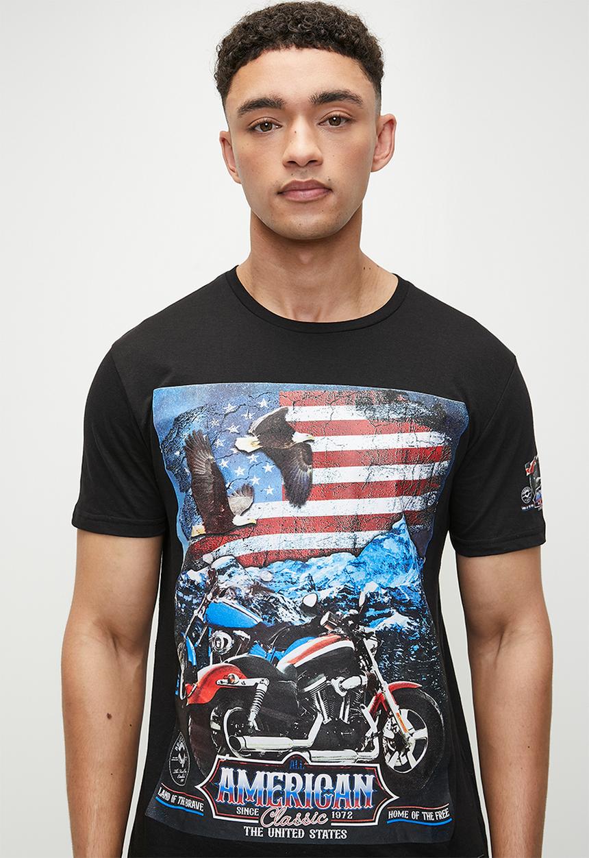 Brave Soul - T-Shirts - Jet Black