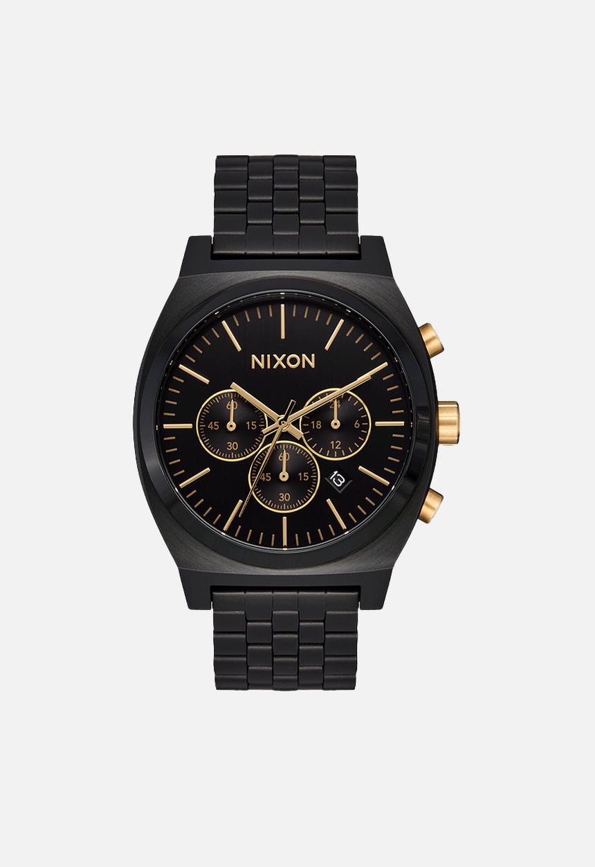 Nixon - Time teller chrono watch - black