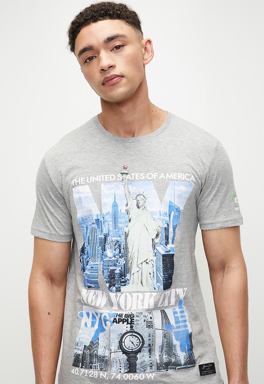 Brave Soul - T-Shirts - Light Grey