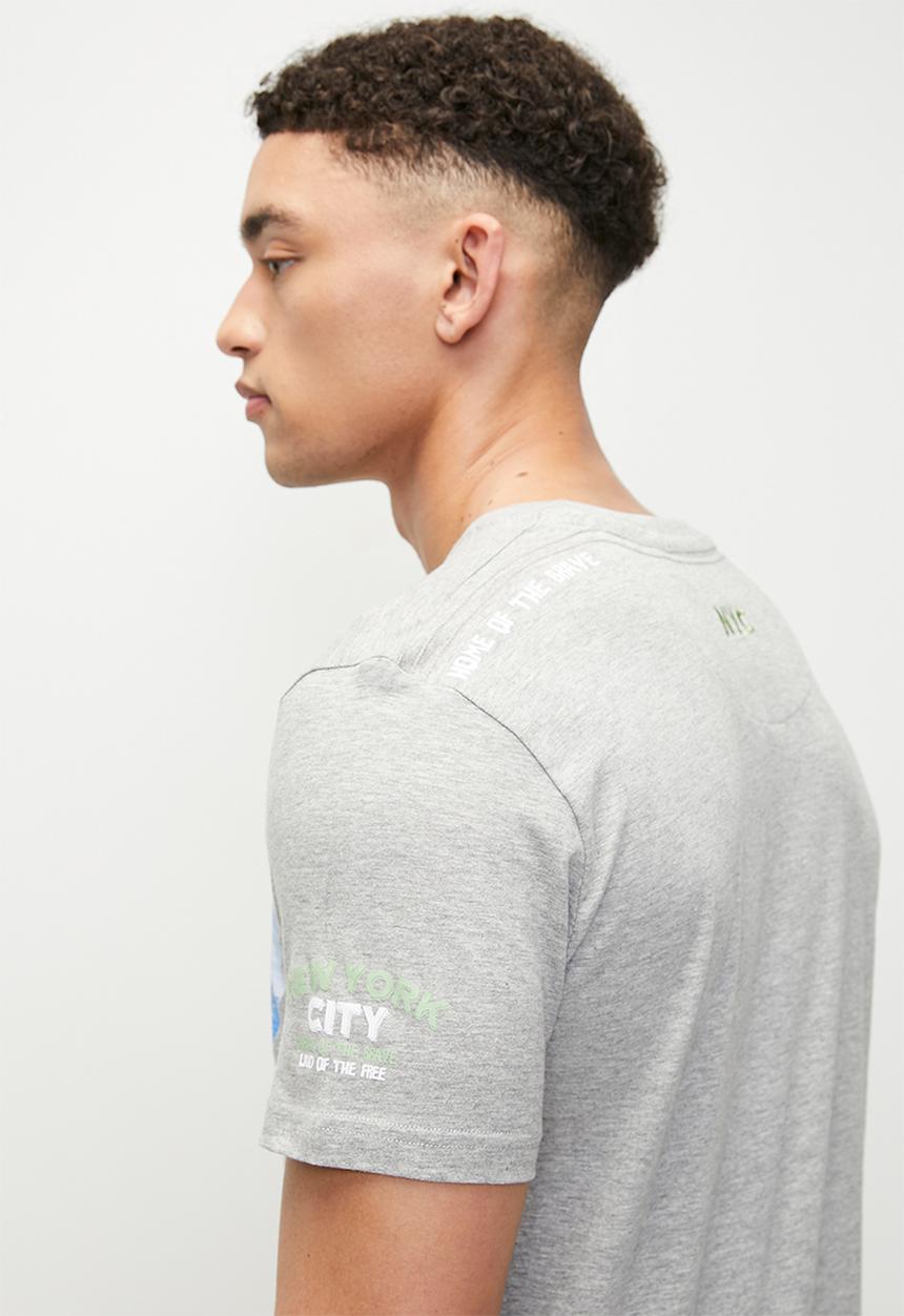 Brave Soul - T-Shirts - Light Grey