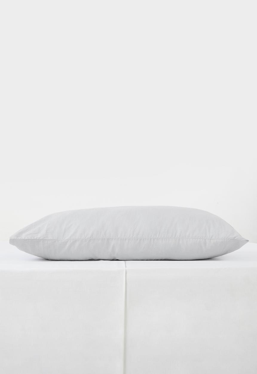 Sixth Floor - 144 tc 100% cotton king pillowcase grey