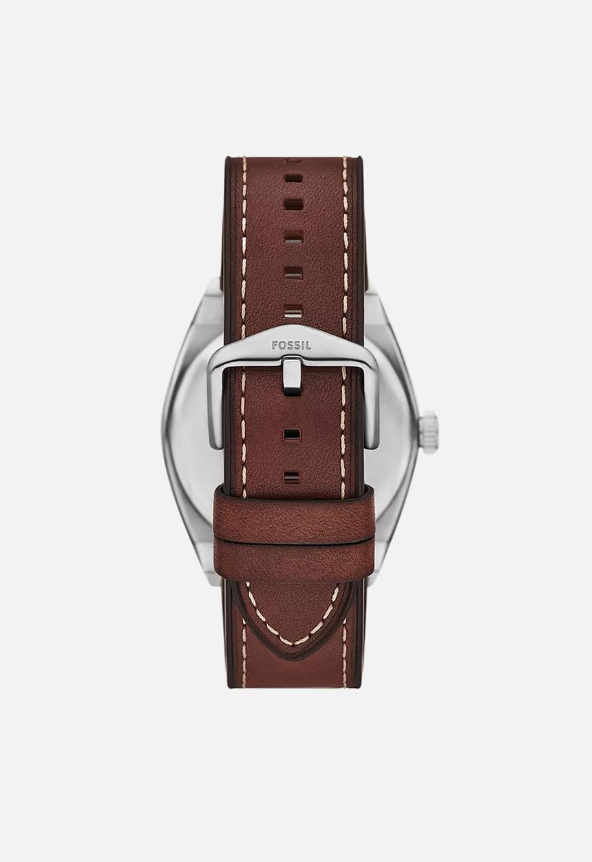 Fossil - Everett watch and bracelet set FS6080- brown