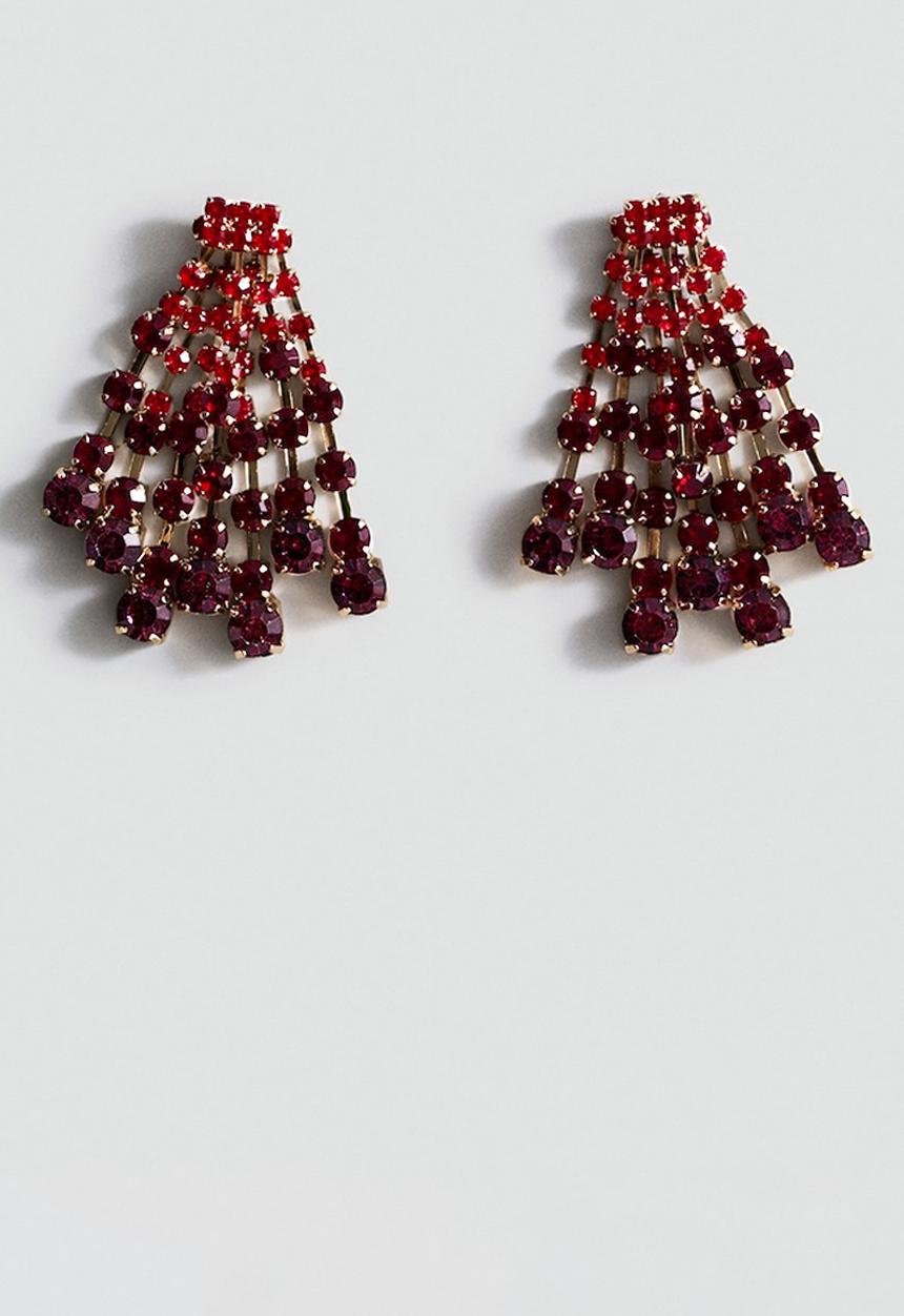 MANGO - Nerea earrings - red