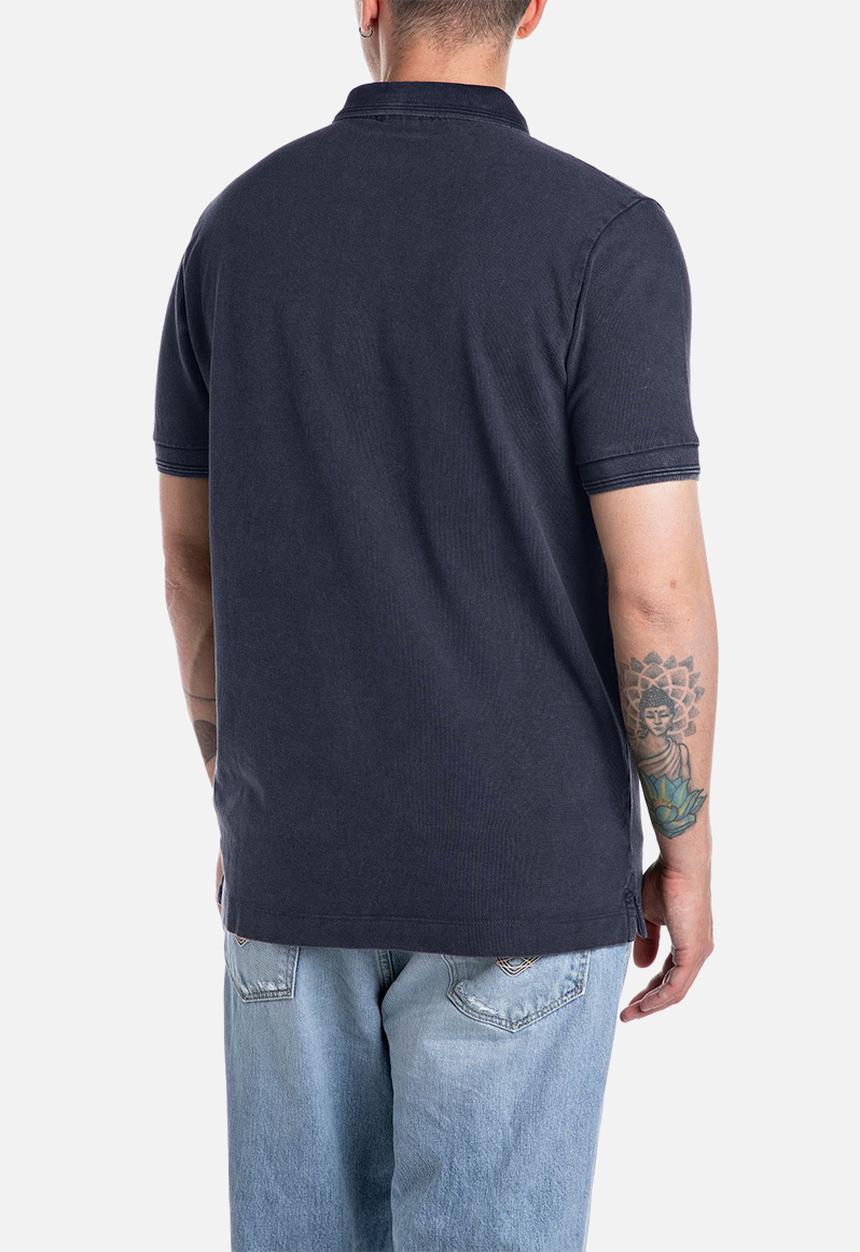 Replay - Slim Piquet Polo - Dark Navy