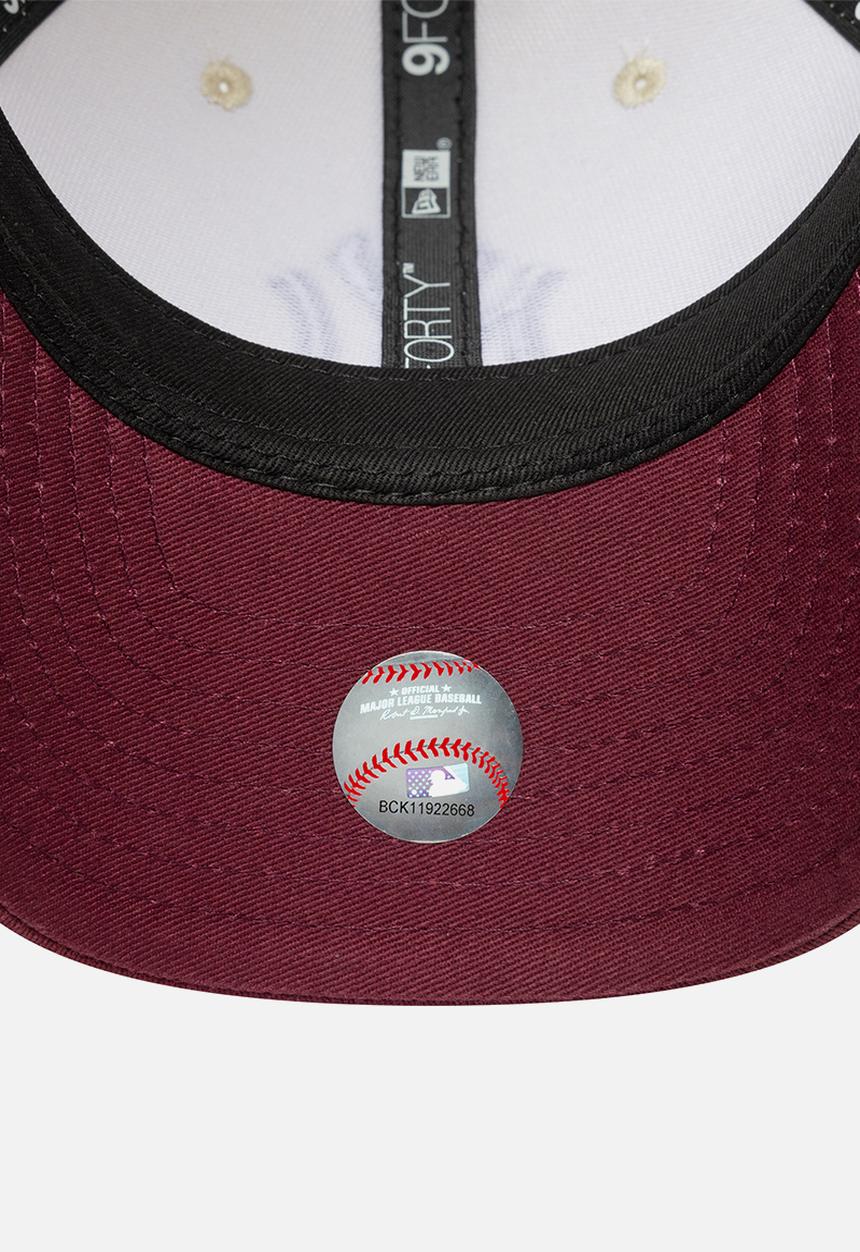 New Era - Colourblock 9Forty® Mc New York Yankees Ltcfbg - Ecru/Burgundy