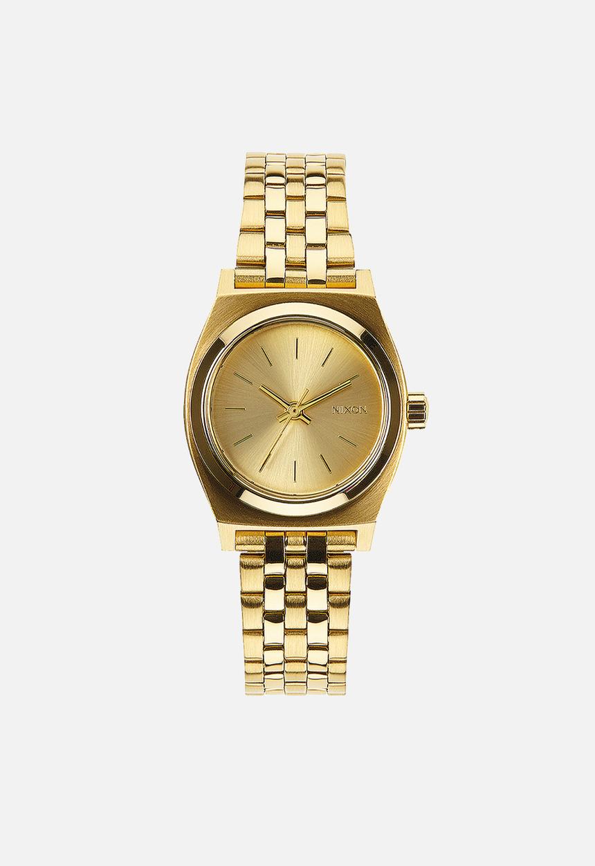 Nixon - Small time teller watch- gold