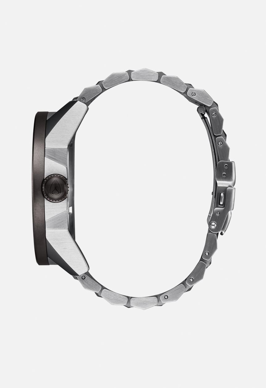 Nixon - Corporal stainless steel watch - silver & black