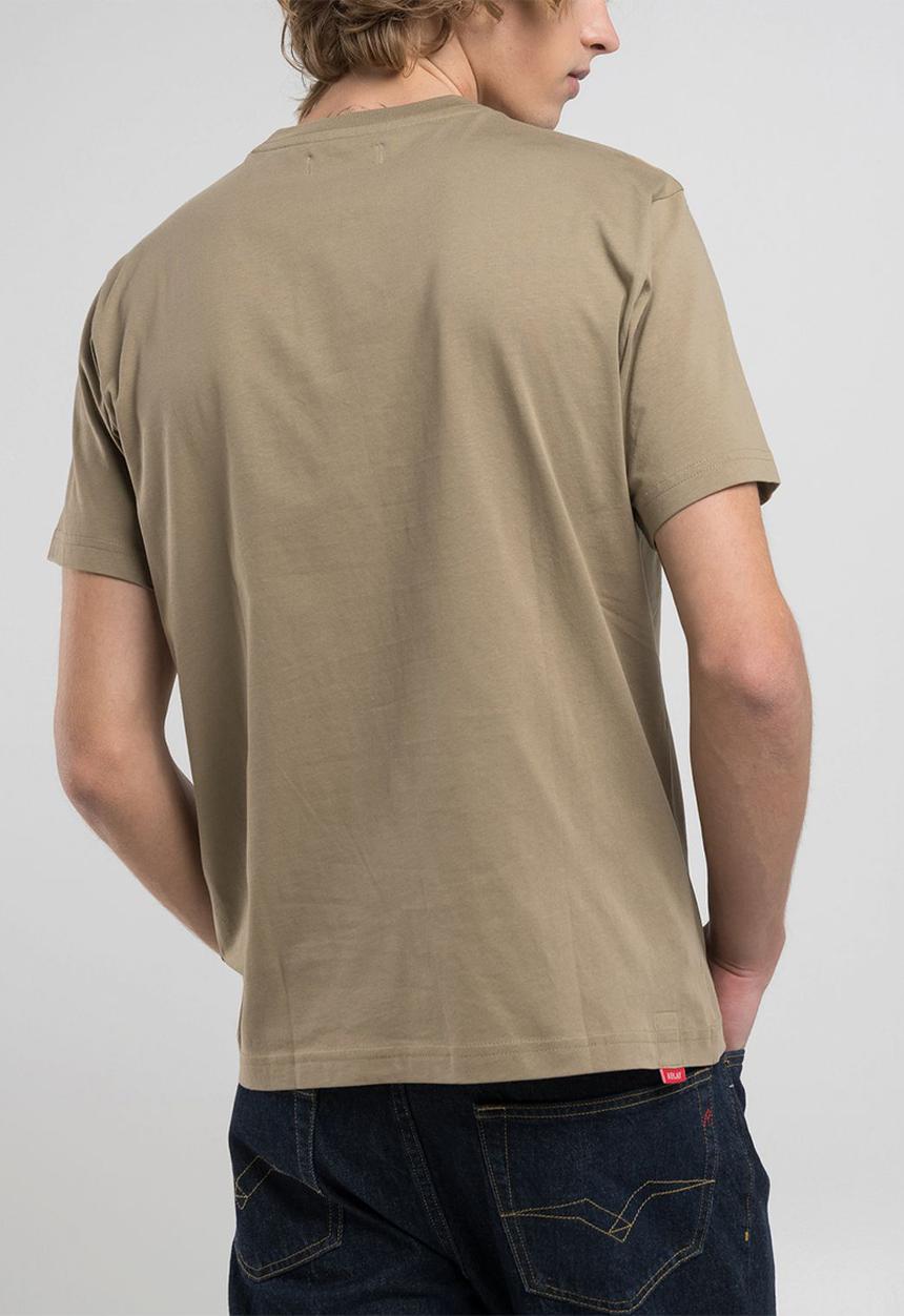 Replay - Regular replay jersey tee - Military khaki