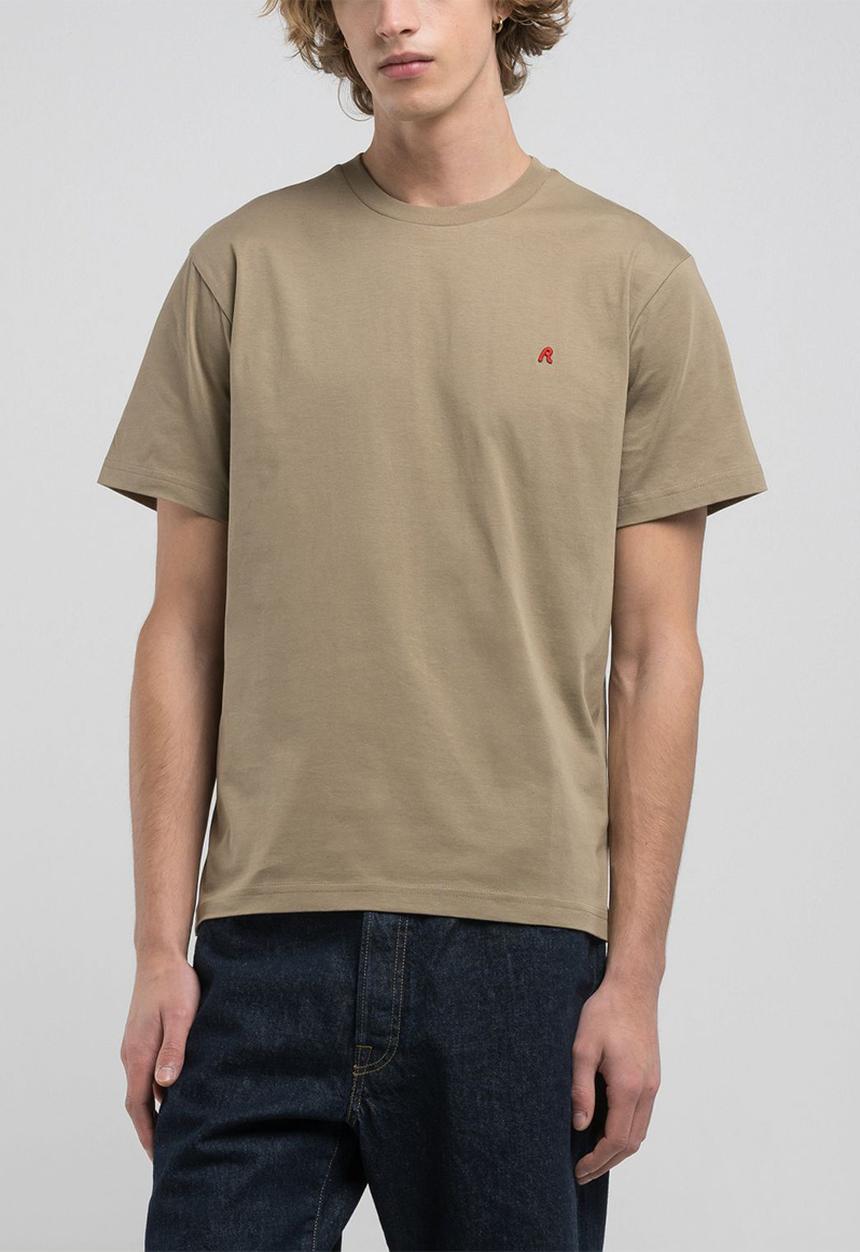 Replay - Regular replay jersey tee - Military khaki