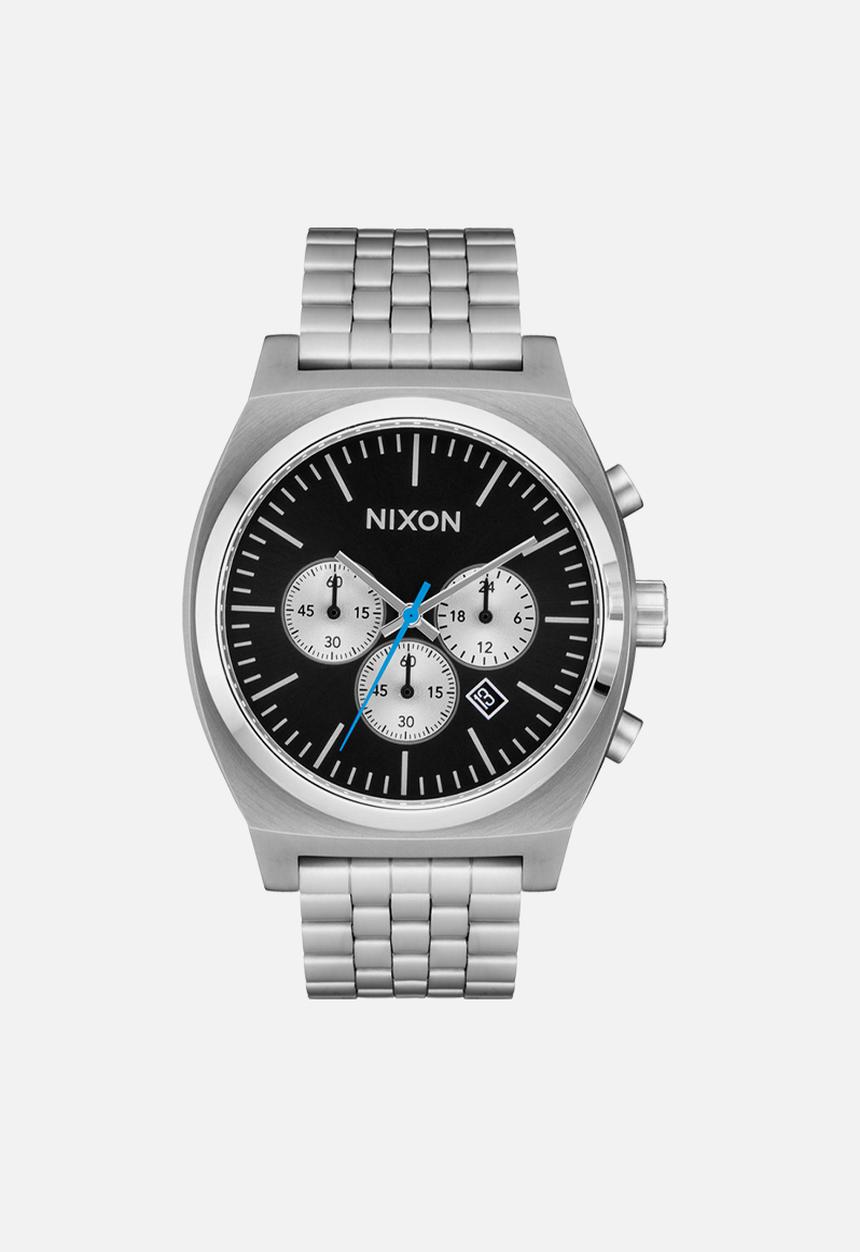 Nixon - Time teller chrono watch- silver