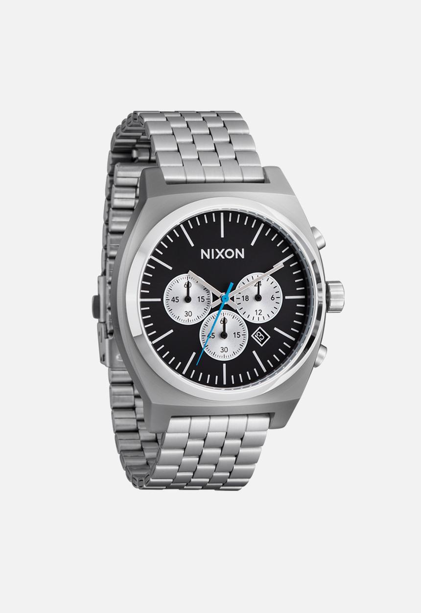 Nixon - Time teller chrono watch- silver