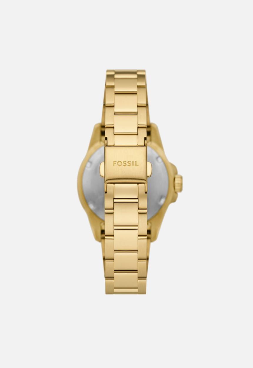 Fossil - Blue dive watch ES5350- gold