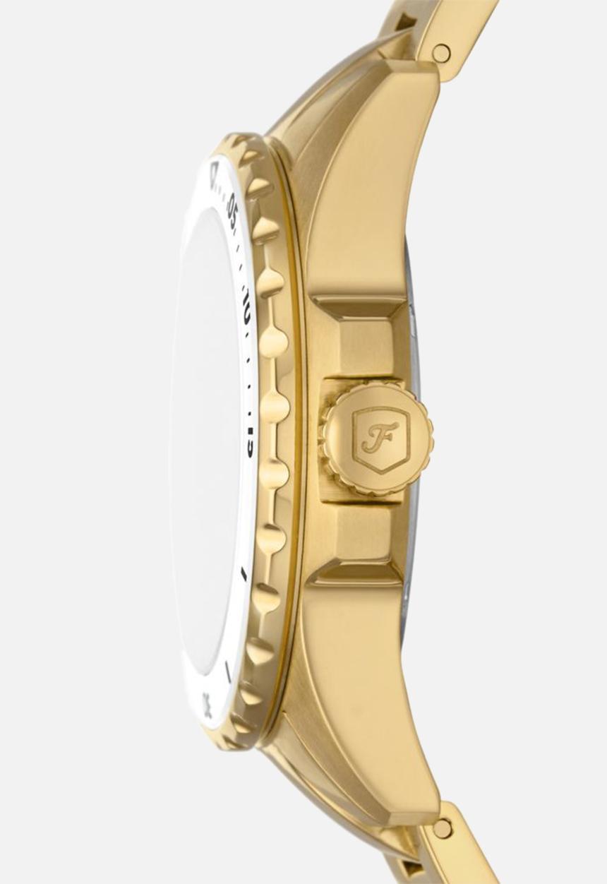 Fossil - Blue dive watch ES5350- gold