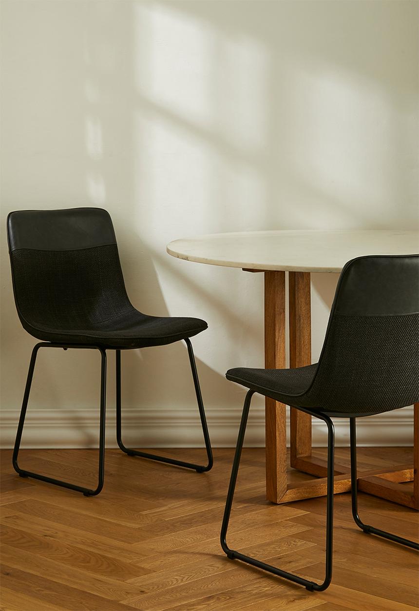 Sixth Floor - Elsa Dining Chair set of 2-Charcoal