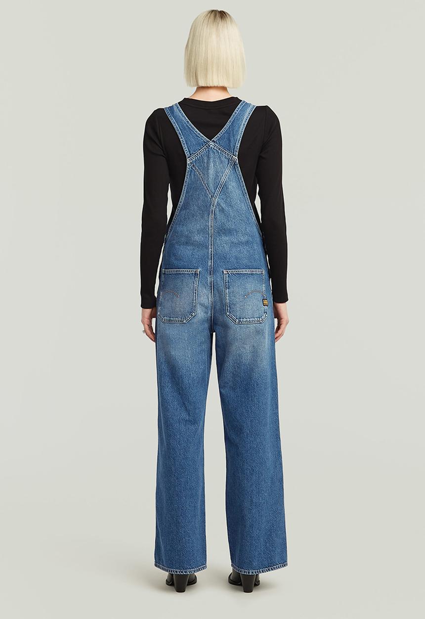 G-STAR - Straight Leg Dungaree Wmn - Faded Sakarya