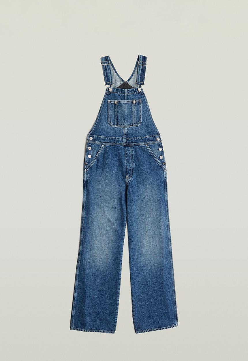 G-STAR - Straight Leg Dungaree Wmn - Faded Sakarya