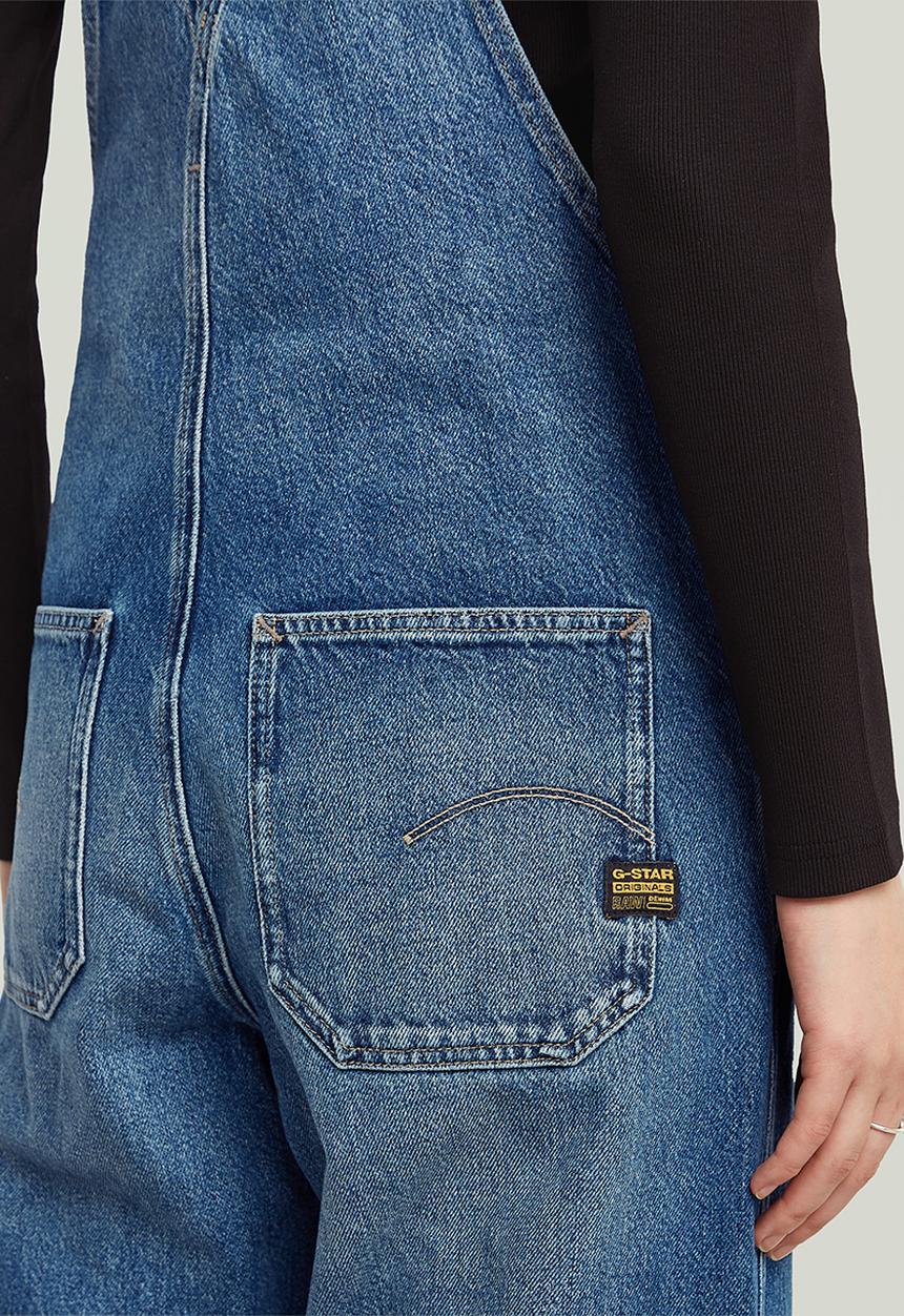 G-STAR - Straight Leg Dungaree Wmn - Faded Sakarya