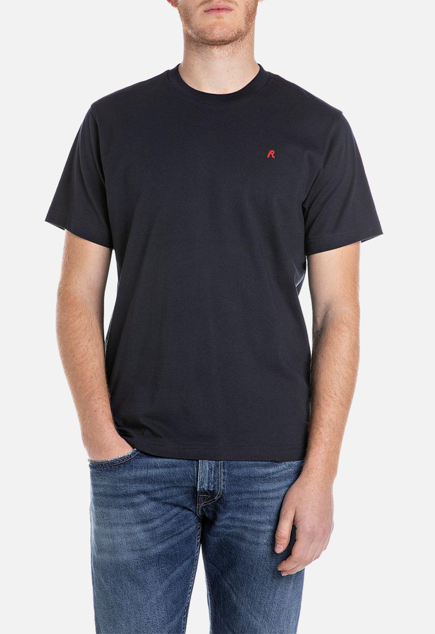 Replay - Regular replay jersey tee - night blue