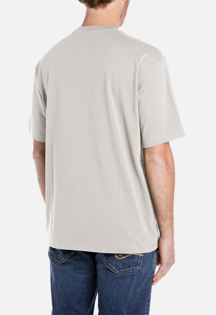 Replay - Oversized Heavy Cotton Tee - Alabaster