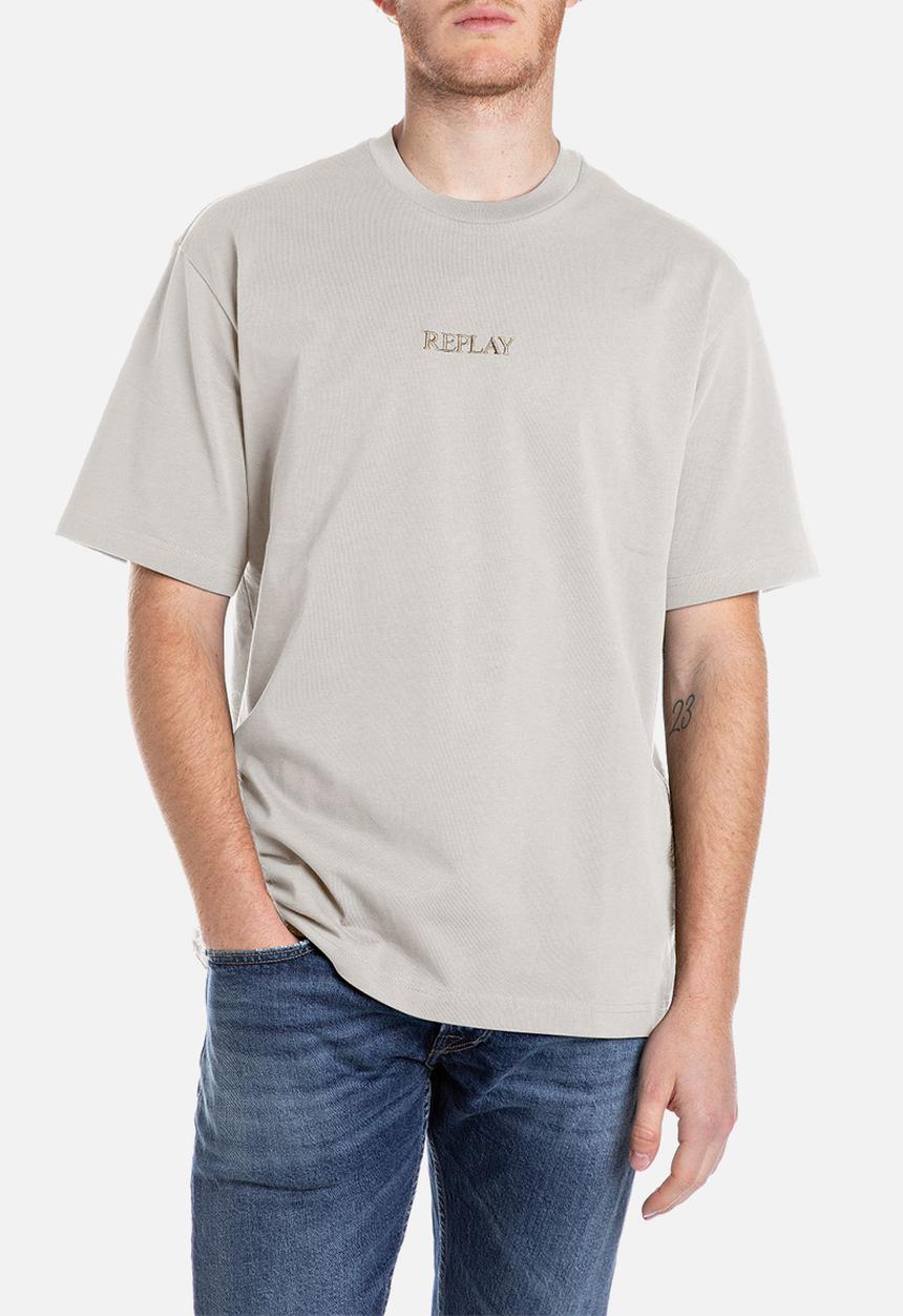 Replay - Oversized Heavy Cotton Tee - Alabaster