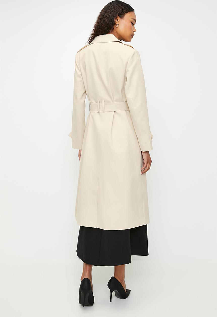 Pringle of Scotland - Jenna Trench Coat  - Stone