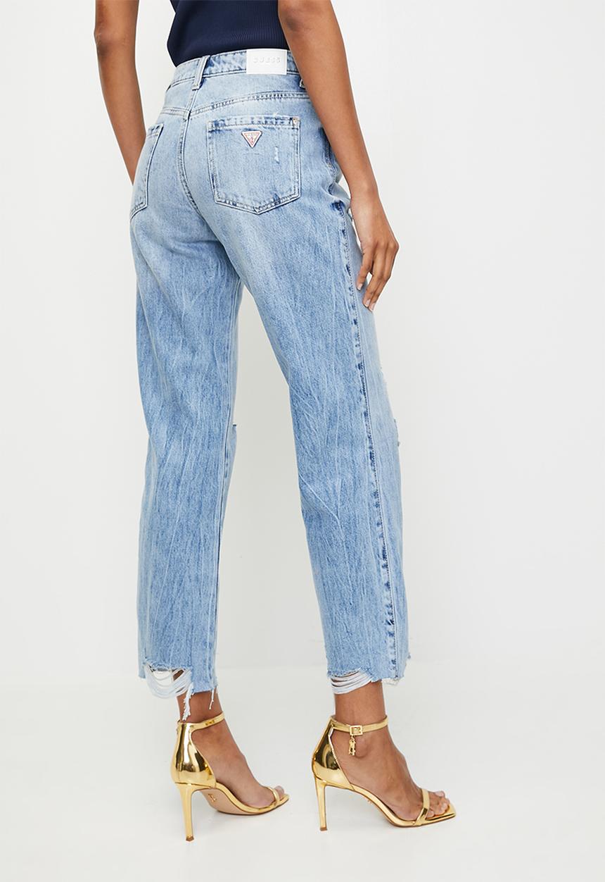 GUESS - 1981 High Rise Straight - Light Wash