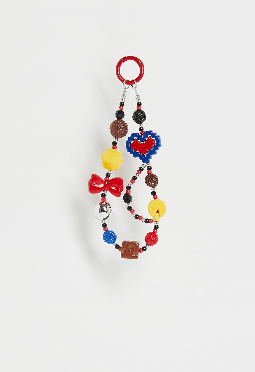 Tessa Design - Indi eclectic mix of beads bag accessory-multi