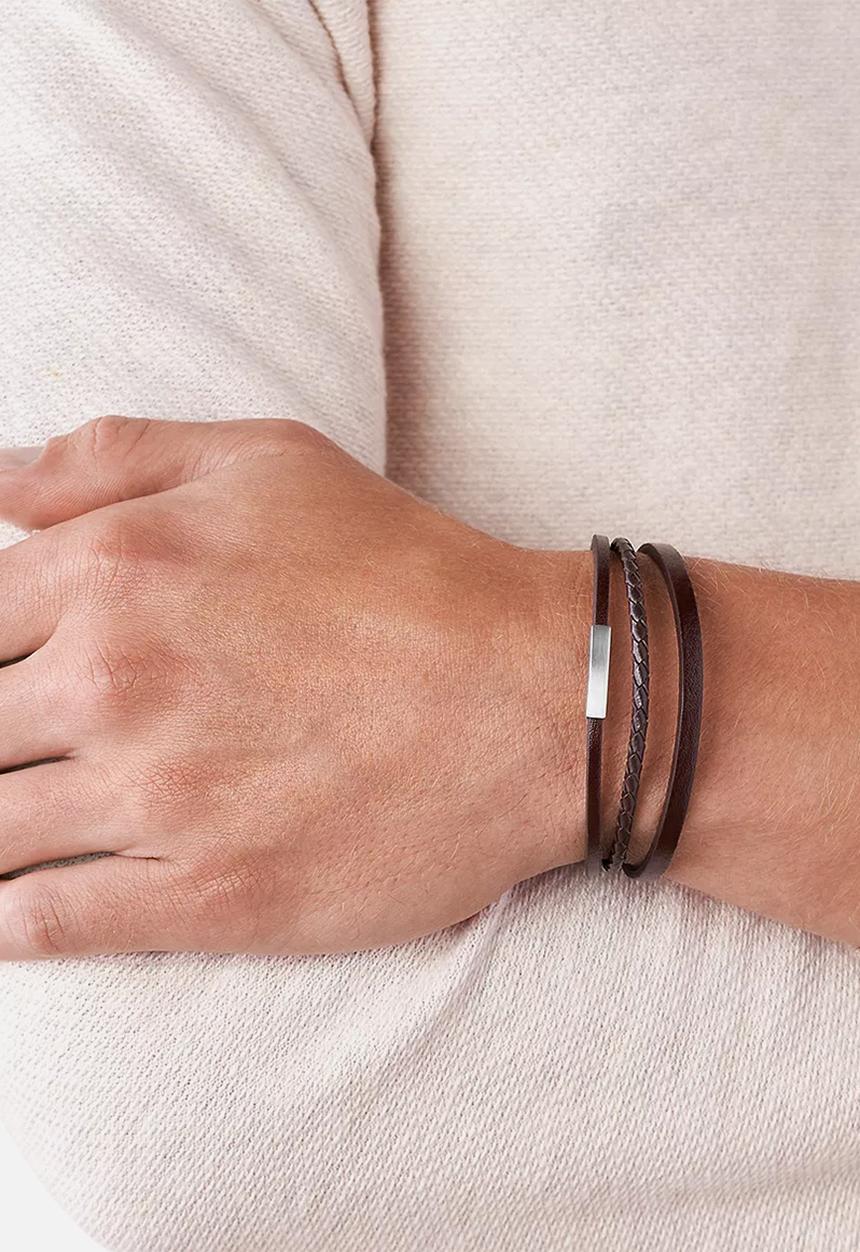 Fossil - Multi-strand bracelet jf03323040- brown