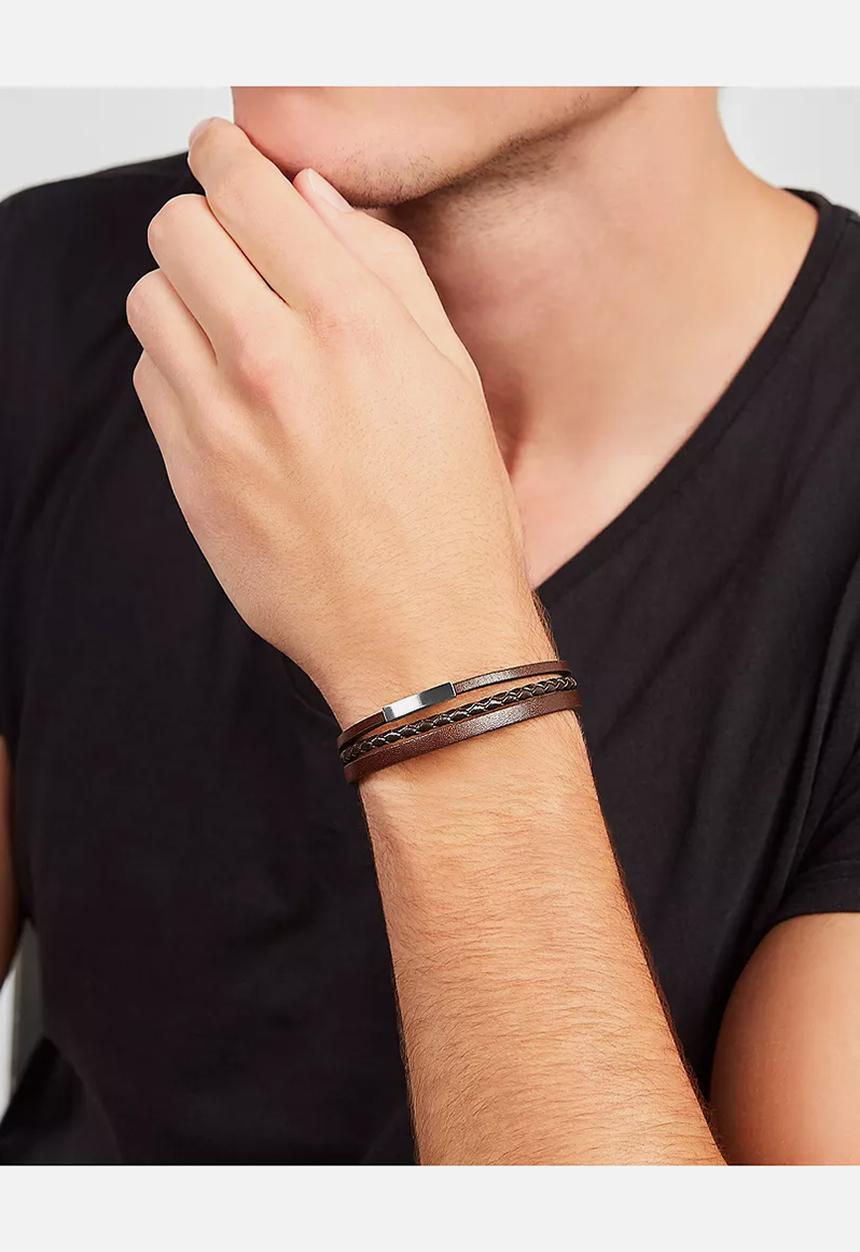 Fossil - Multi-strand bracelet jf03323040- brown