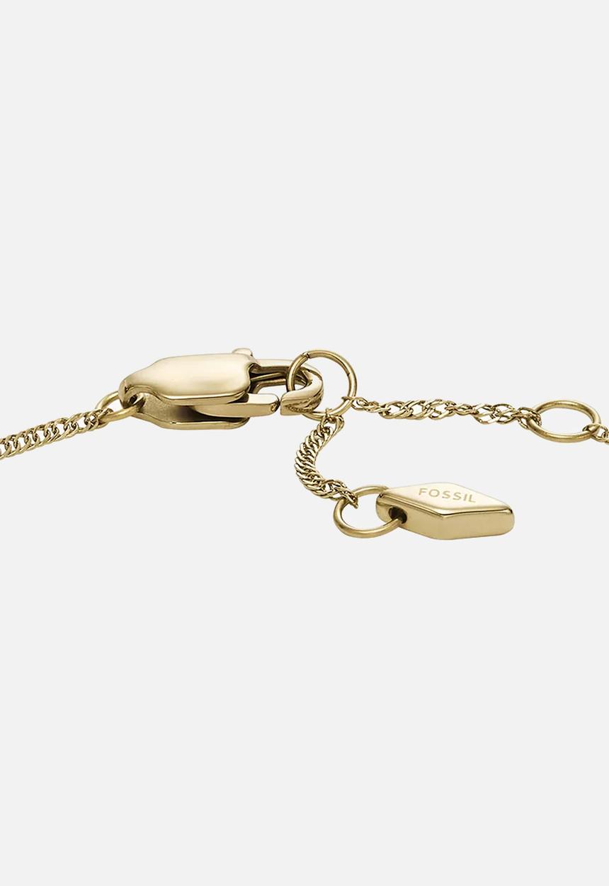 Fossil - Butterfly chain bracelet - white