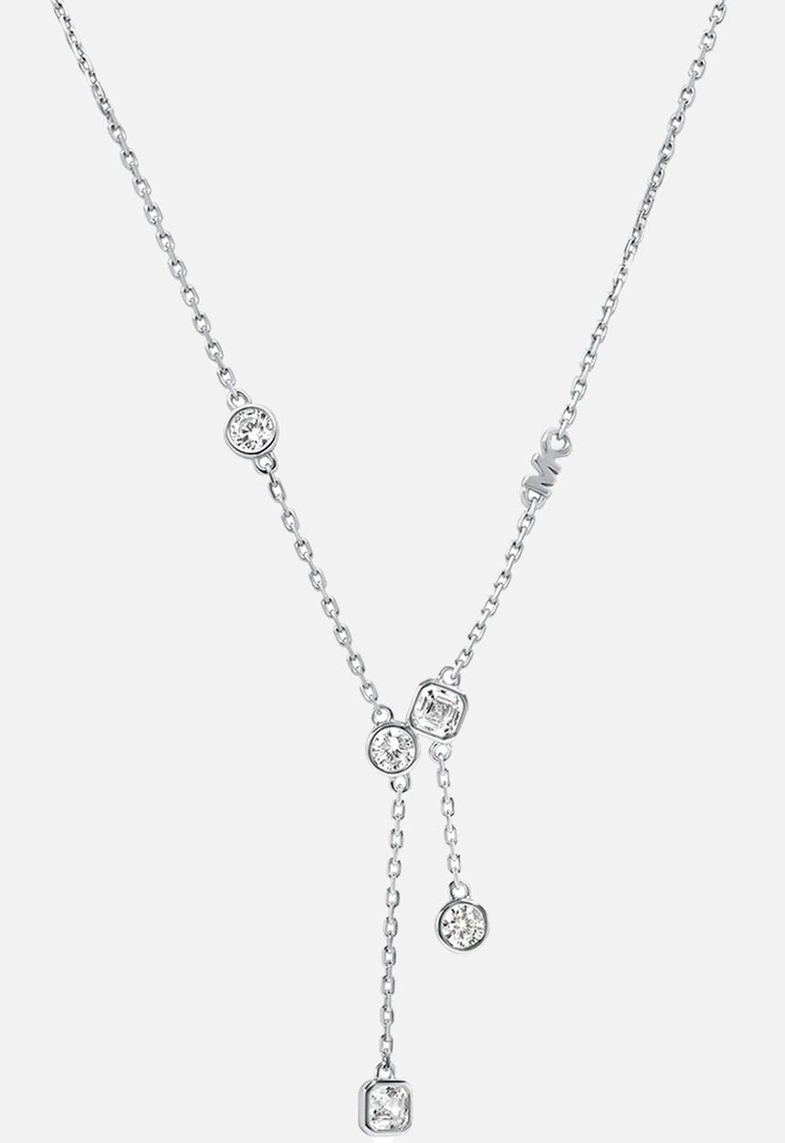 Michael Kors - Brilliance sterling silver pendant necklace - silver