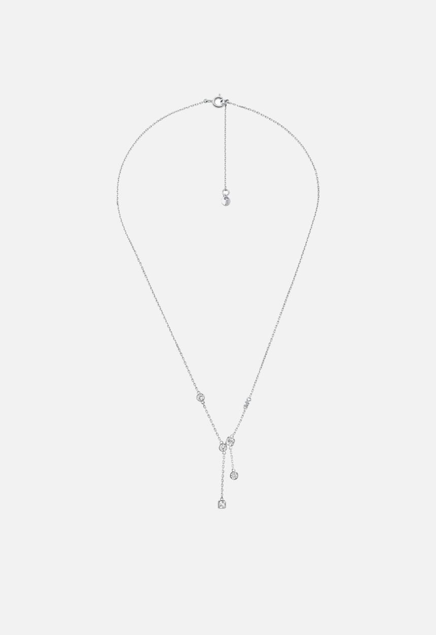 Michael Kors - Brilliance sterling silver pendant necklace - silver