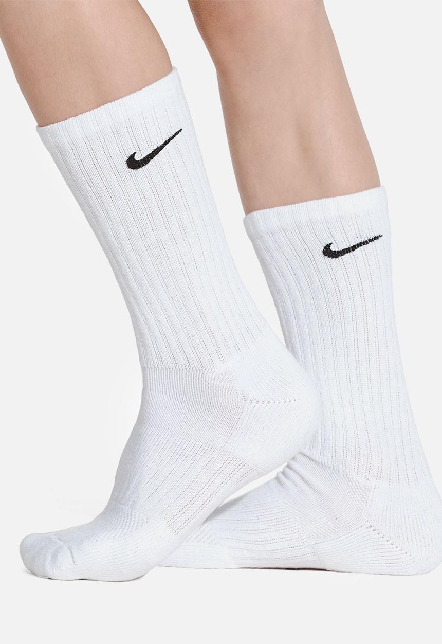 Nike - Nike everyday 6 pack crew socks - white/black