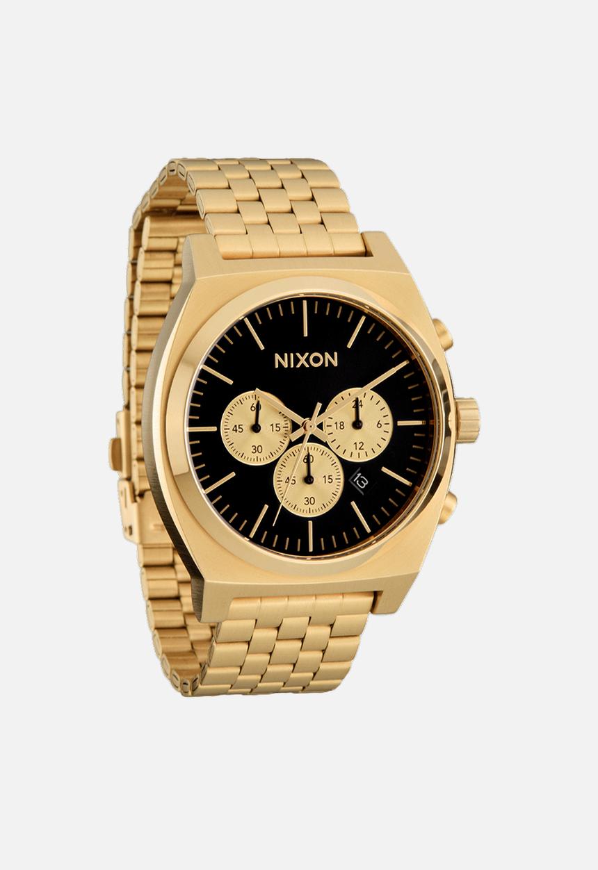 Nixon - Time teller chrono watch- gold