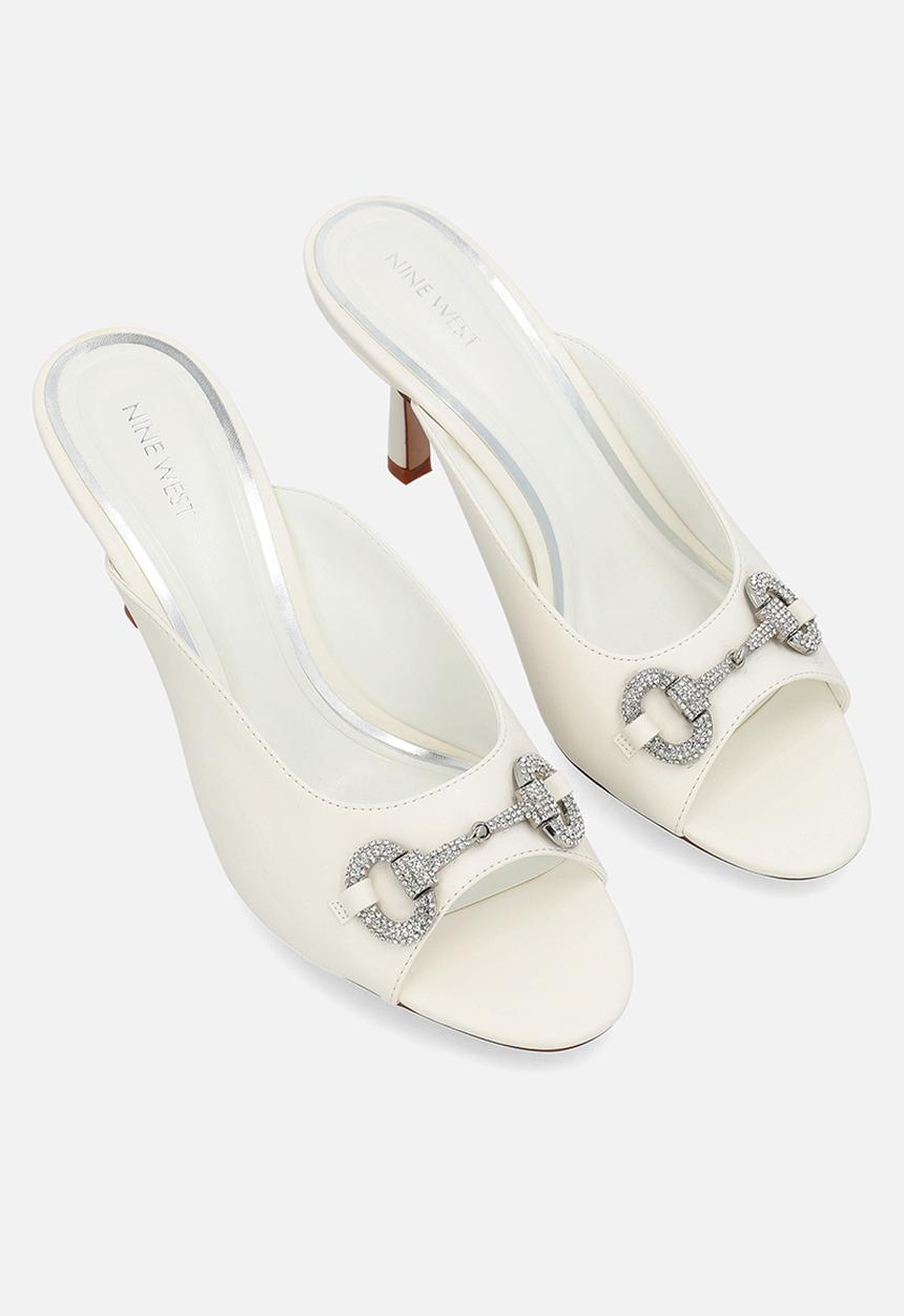 Nine West - Lamasta heel - white