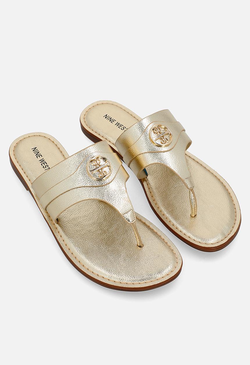 Nine West - Mianca t-bar sandal - gold