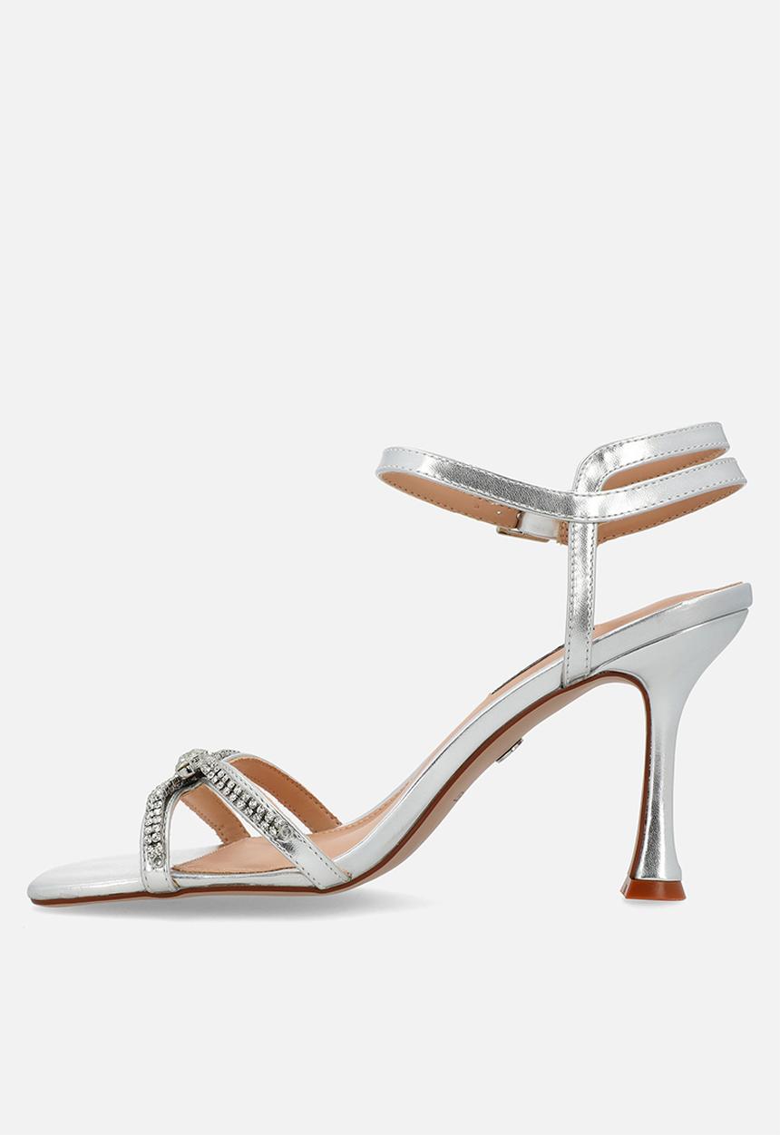Nine West - Melodie heel - silver