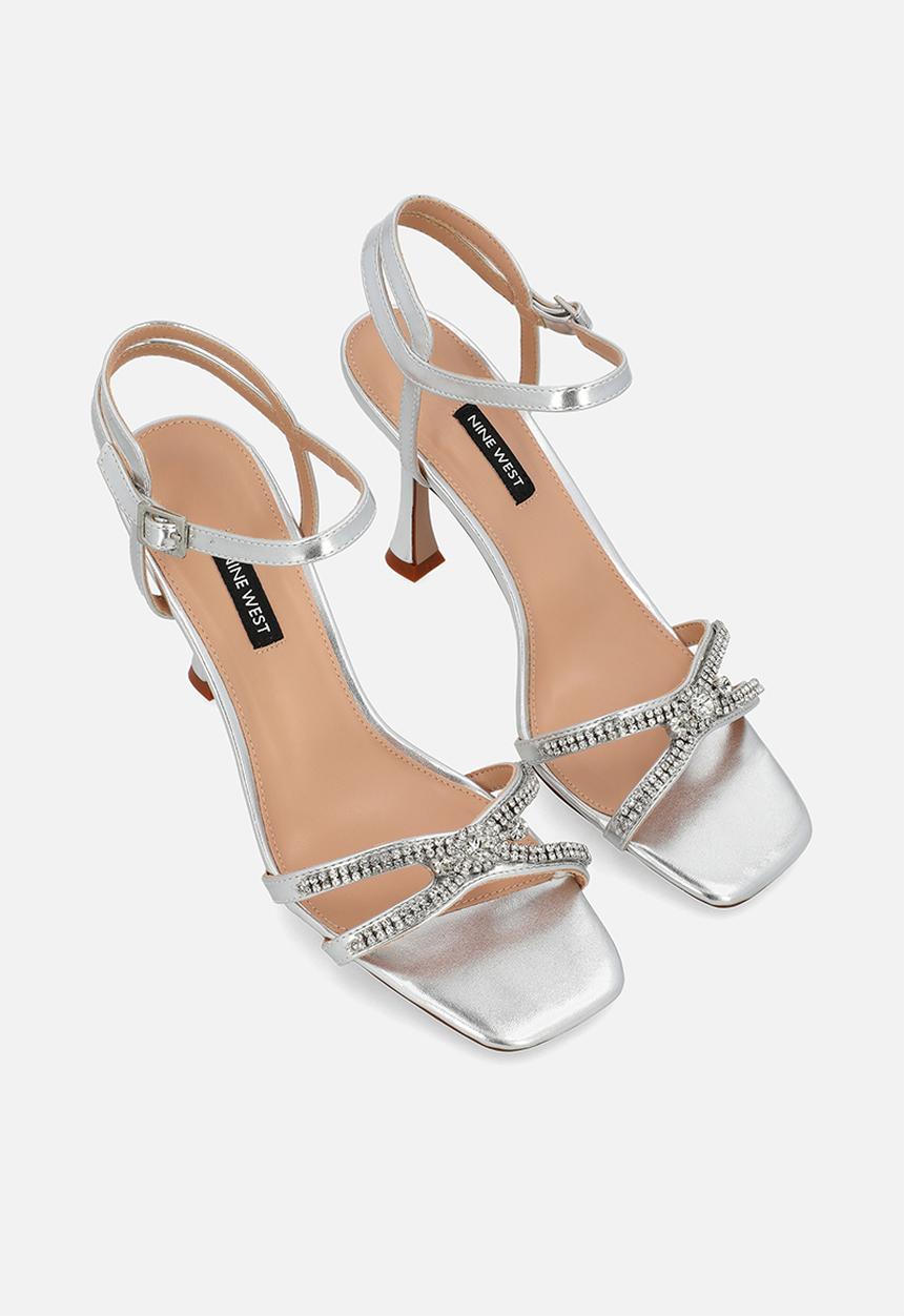 Nine West - Melodie heel - silver