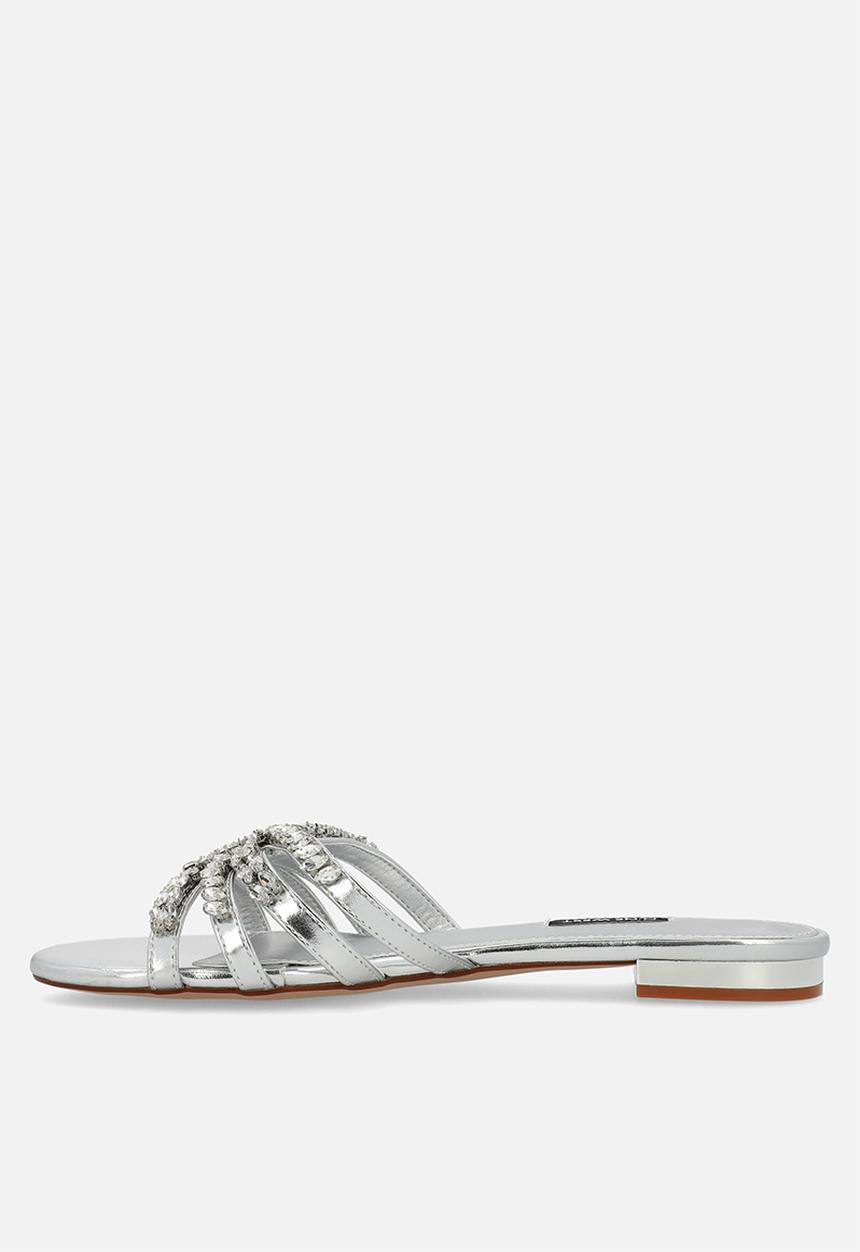 Nine West - Laurette mule - silver