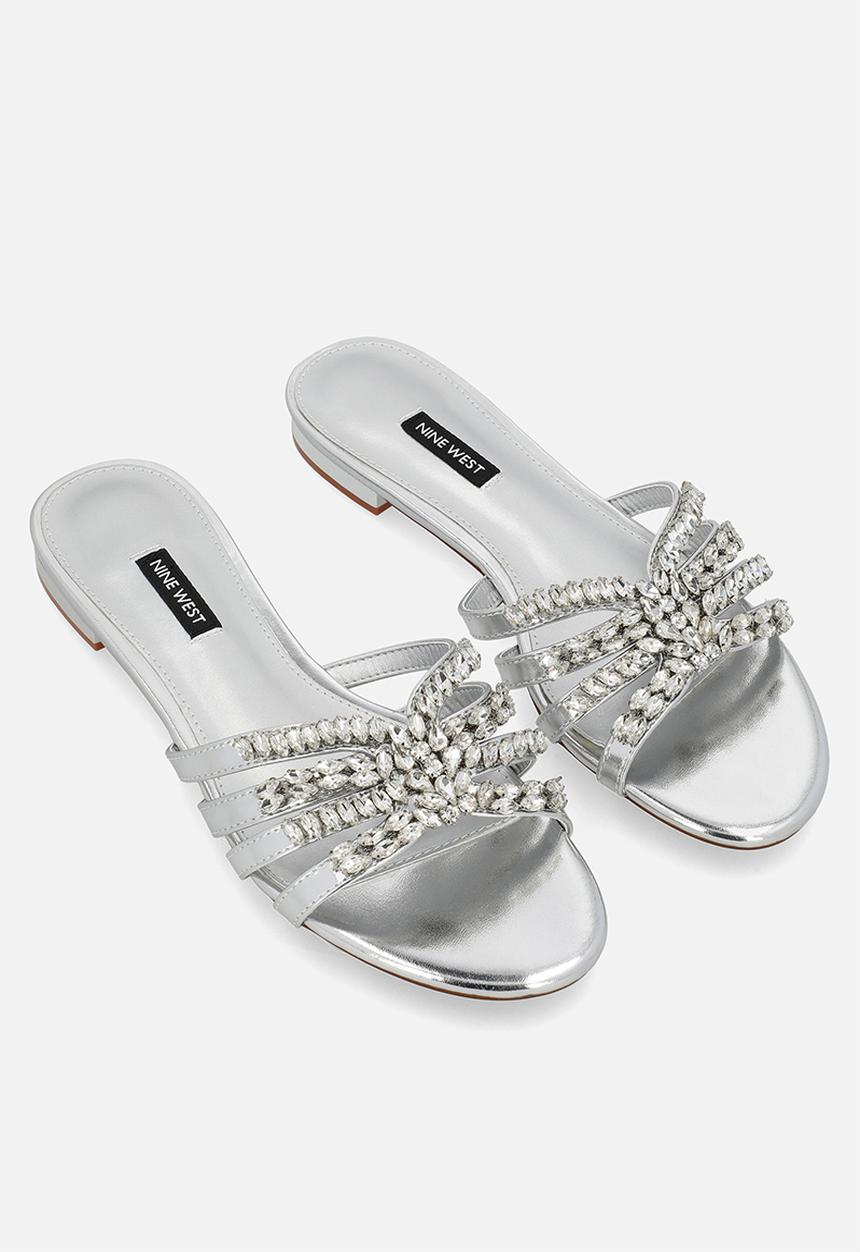 Nine West - Laurette mule - silver