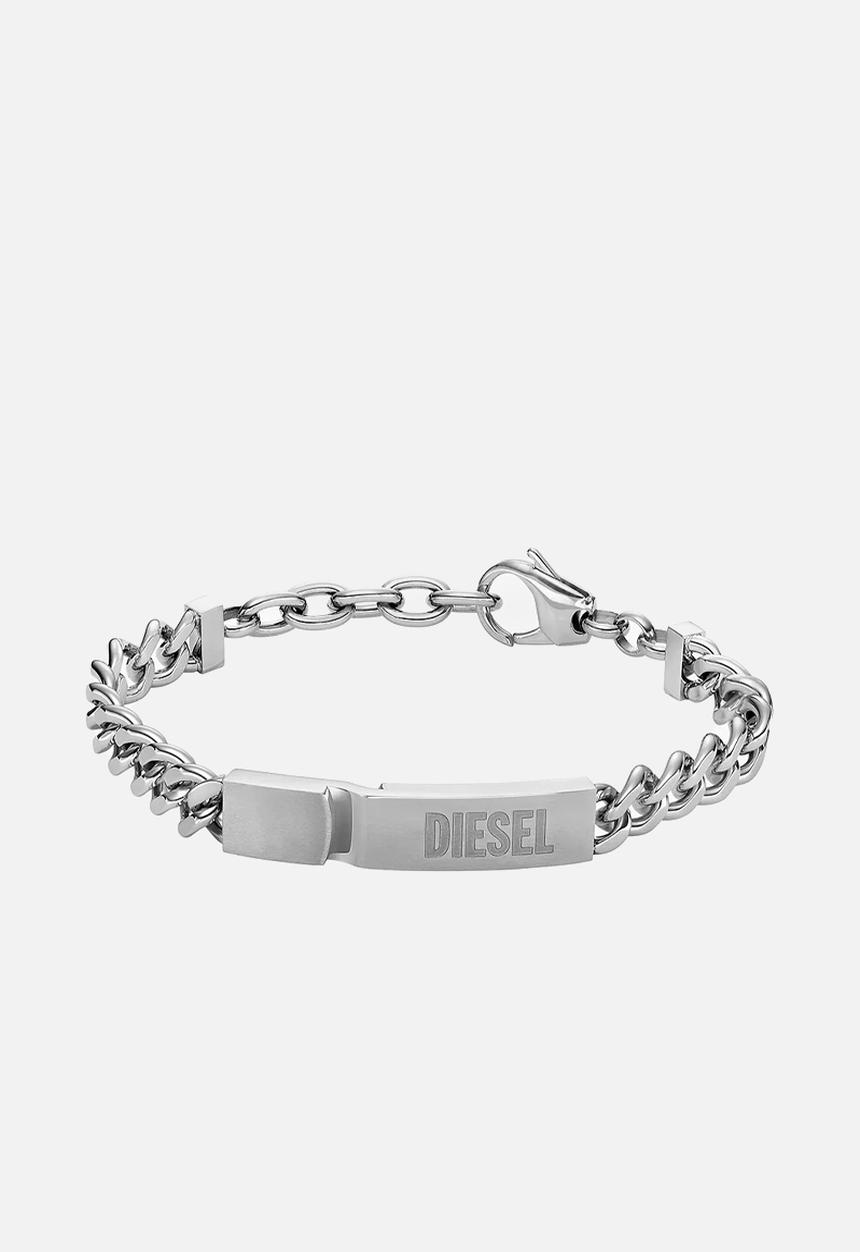 Diesel  - Diesel men's bracelet- silver